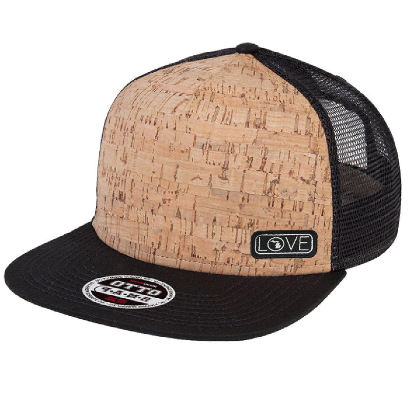 Michigan Love Cork Flat Bill Hat