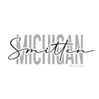 "Michigan Smitten"Women's Striped Double Hood Pullover