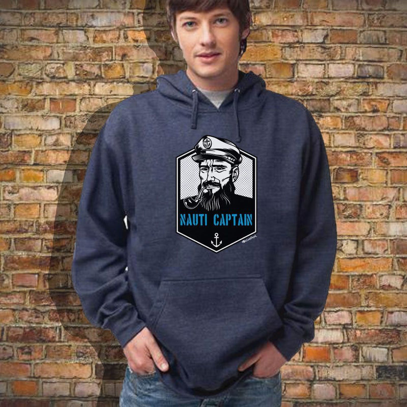 "Nauti Captain"Men's Classic Hoodie