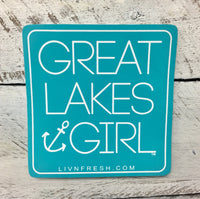"Great Lakes Girl"Decal