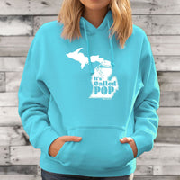 "Michigan Pop Bottle"Relaxed Fit Classic Unisex Hoodie