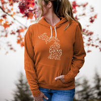 "Fall Wonder"Relaxed Fit Angel Fleece Hoodie
