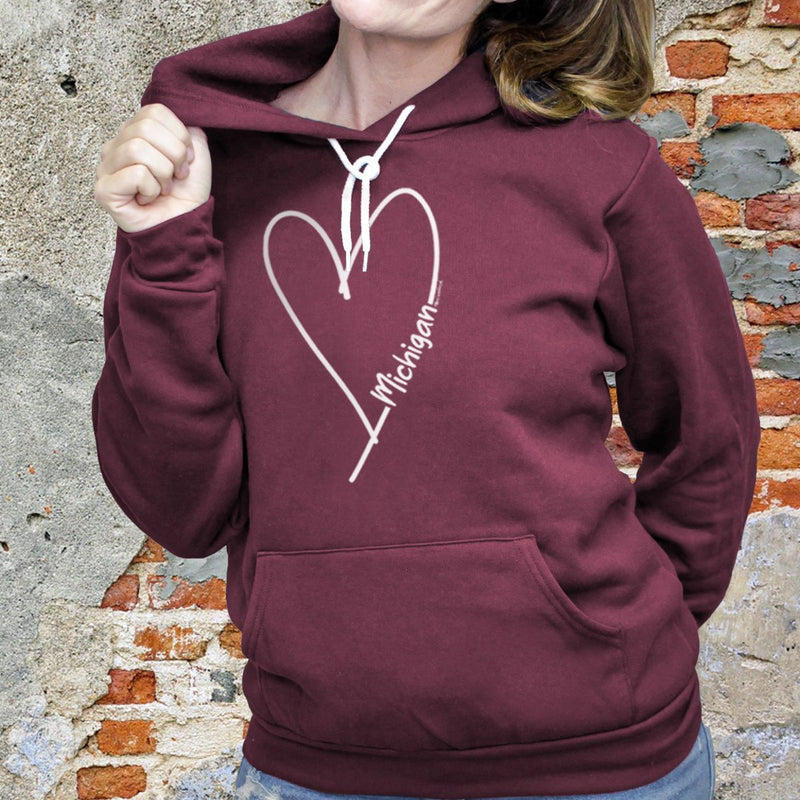 "Made With Love"Relaxed Fit Angel Fleece Unisex Hoodie CLEARANCE