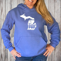 "Michigan Pop Bottle"Relaxed Fit Classic Unisex Hoodie