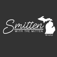 "Smitten With The Mitten"Relaxed Fit Mash Up Long Sleeve Varsity T-Shirt