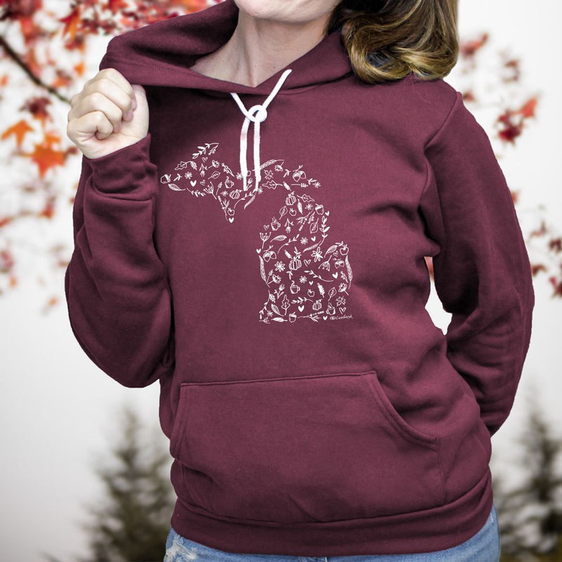 "Fall Wonder"Relaxed Fit Angel Fleece Hoodie