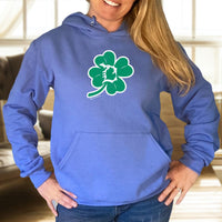 "4 Leaf Clover"(Michigan D) Relaxed Fit Classic Hoodie