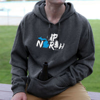 "Up North Michigan Woods"Men's Tailgate Hoodie