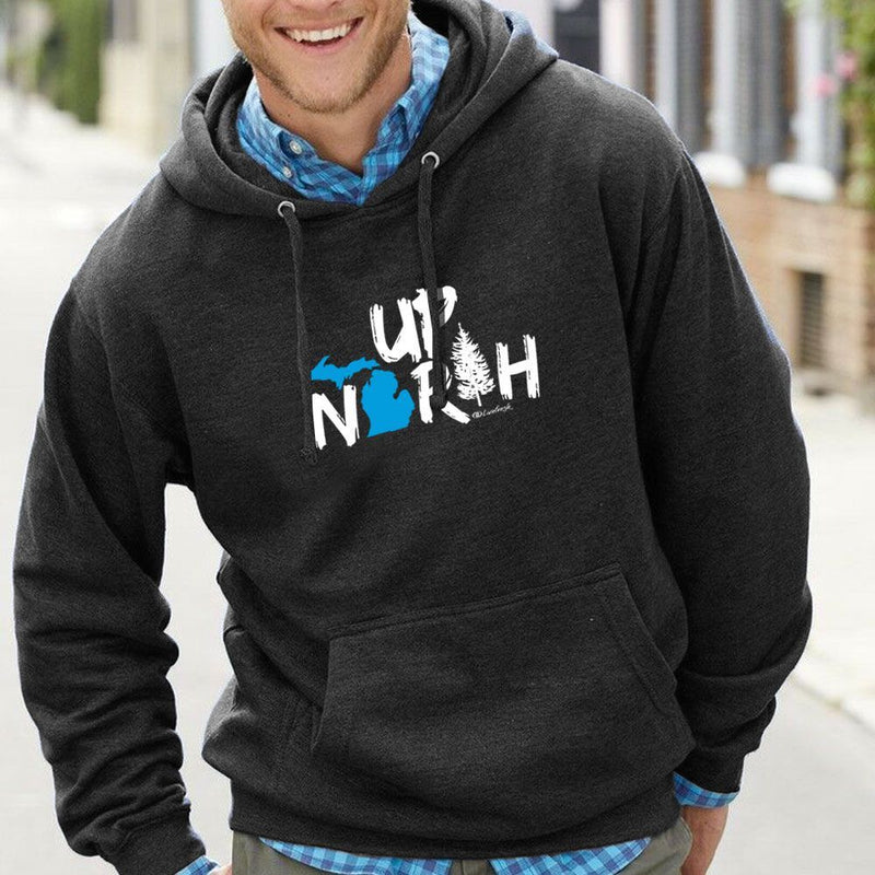 "Up North Michigan Woods"Men's Classic Hoodie