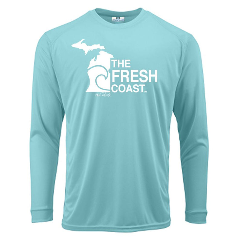 "Fresh Coast"Men's Islander Sun Protection Long Sleeve Tee UPF #50