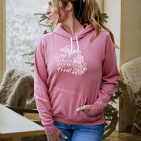 "Michigan Love Where You're From"Relaxed Fit Angel Fleece Hoodie