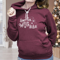 "Winter Smitten"Relaxed Fit Angel Fleece Hoodie