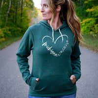 "Fall In Love With Michigan"Relaxed Fit Angel Fleece Hoodie