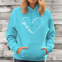"Fall In Love With Winter"Relaxed Fit Classic Hoodie