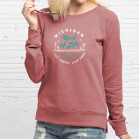 "Michigan Kind Of Life"Women's Pullover Crew