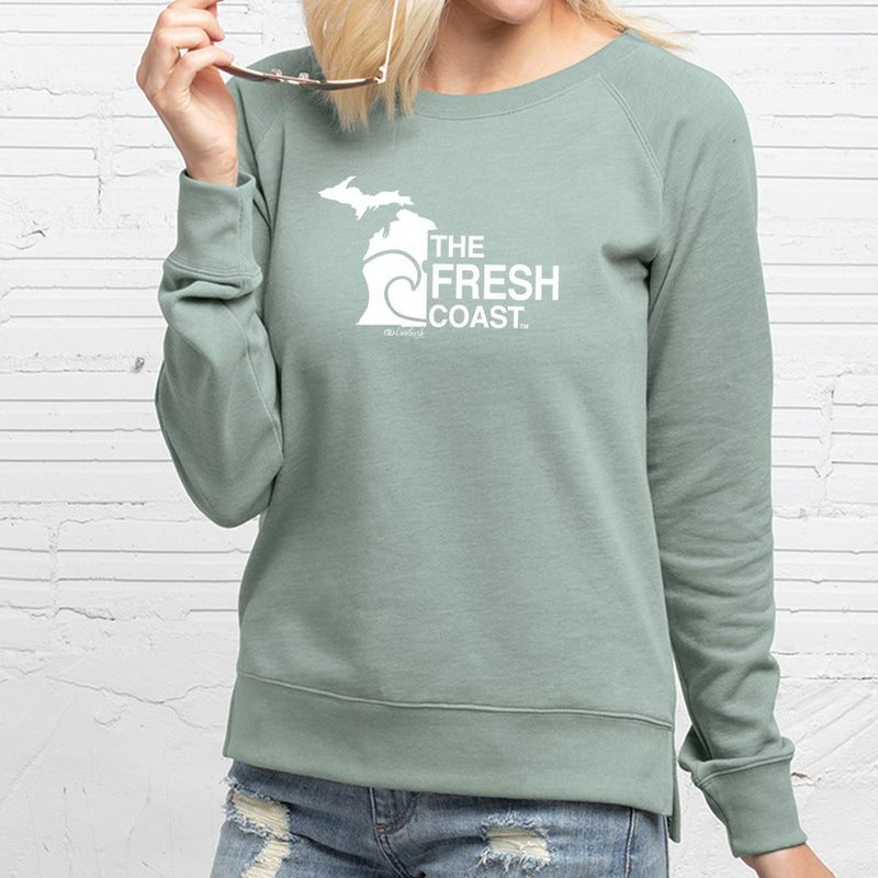 "Fresh Coast"Women's Pullover Crew