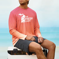 "Fresh Coast"Men's Sun Protection Long Sleeve Tee UPF #50