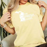 "Fresh Coast"Relaxed Fit Stonewashed Unisex T-Shirt