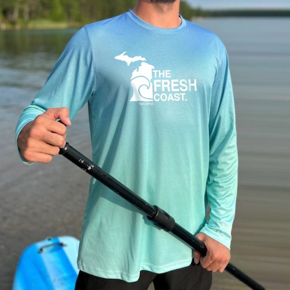 "Fresh Coast"Men's Sun Protection Long Sleeve Tee UPF #50