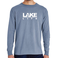 "Michigan Lake Life"Men's Stonewashed Long Sleeve T-Shirt