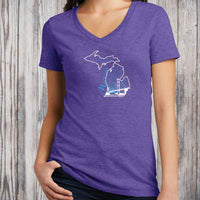 "Mighty"Women's V-Neck