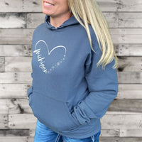 "Fall In Love With Winter"Relaxed Fit Classic Hoodie