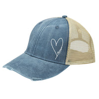 "Little Love"Distressed Comfort Hat