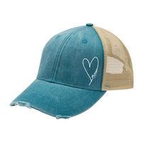 "Little Love"Distressed Comfort Hat