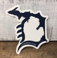 Michigan D Small Decal