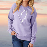 "Made With Love"Women's Pullover Crew