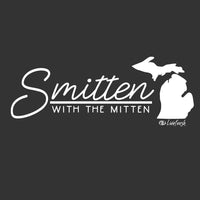 "Smitten With The Mitten"Women's Ultra Soft Wave Wash Crew Sweatshirt