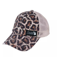 "Smitten With The Mitten"Distressed Ponytail Hat