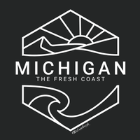 "Michigan Sunset"Relaxed Fit Classic Hoodie