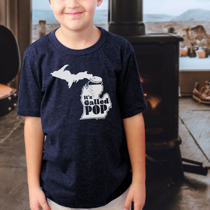 "Michigan Pop Bottle"Youth T-Shirt
