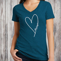 "Made With Love"Women's V-Neck