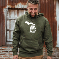 "Michigan Pop Bottle"Men's Classic Hoodie