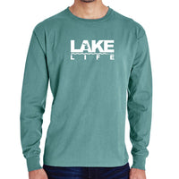 "Michigan Lake Life"Men's Stonewashed Long Sleeve T-Shirt